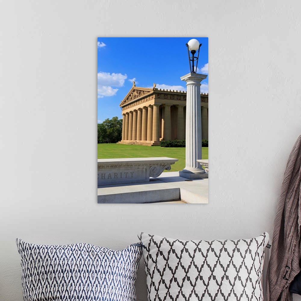 A bohemian room featuring Parthenon in Centennial Park, Nashville, Tennessee, USA