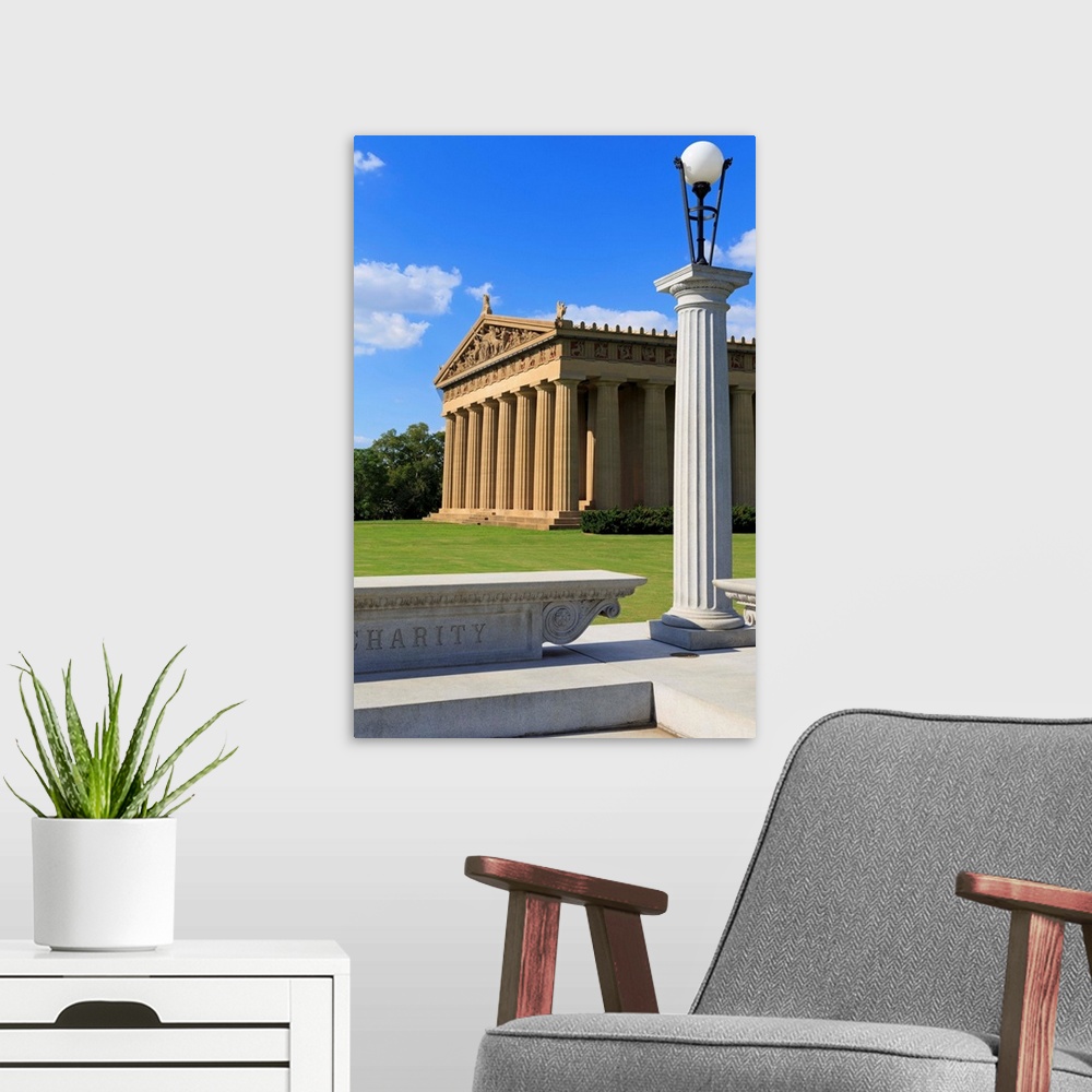 A modern room featuring Parthenon in Centennial Park, Nashville, Tennessee, USA
