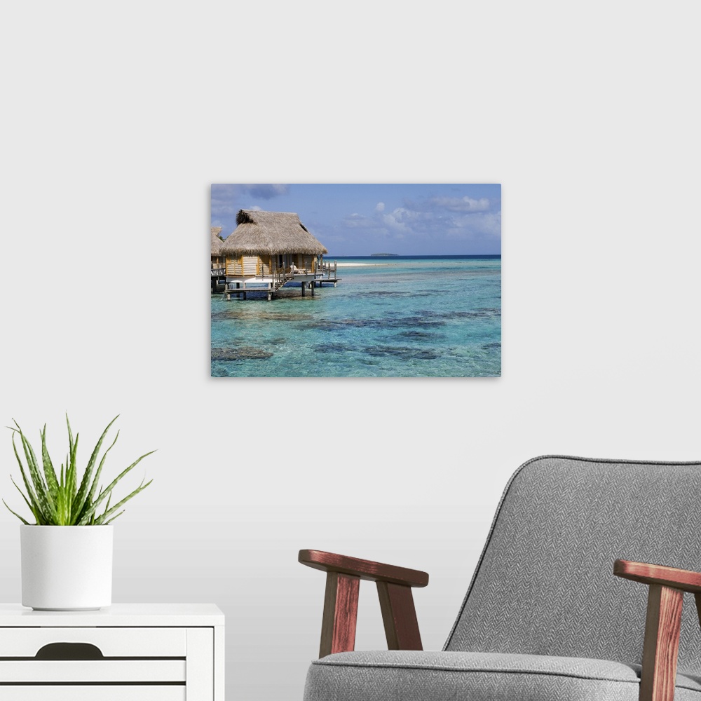 A modern room featuring Pearl Beach Resort, Tikehau, Tuamotu Archipelago, French Polynesia