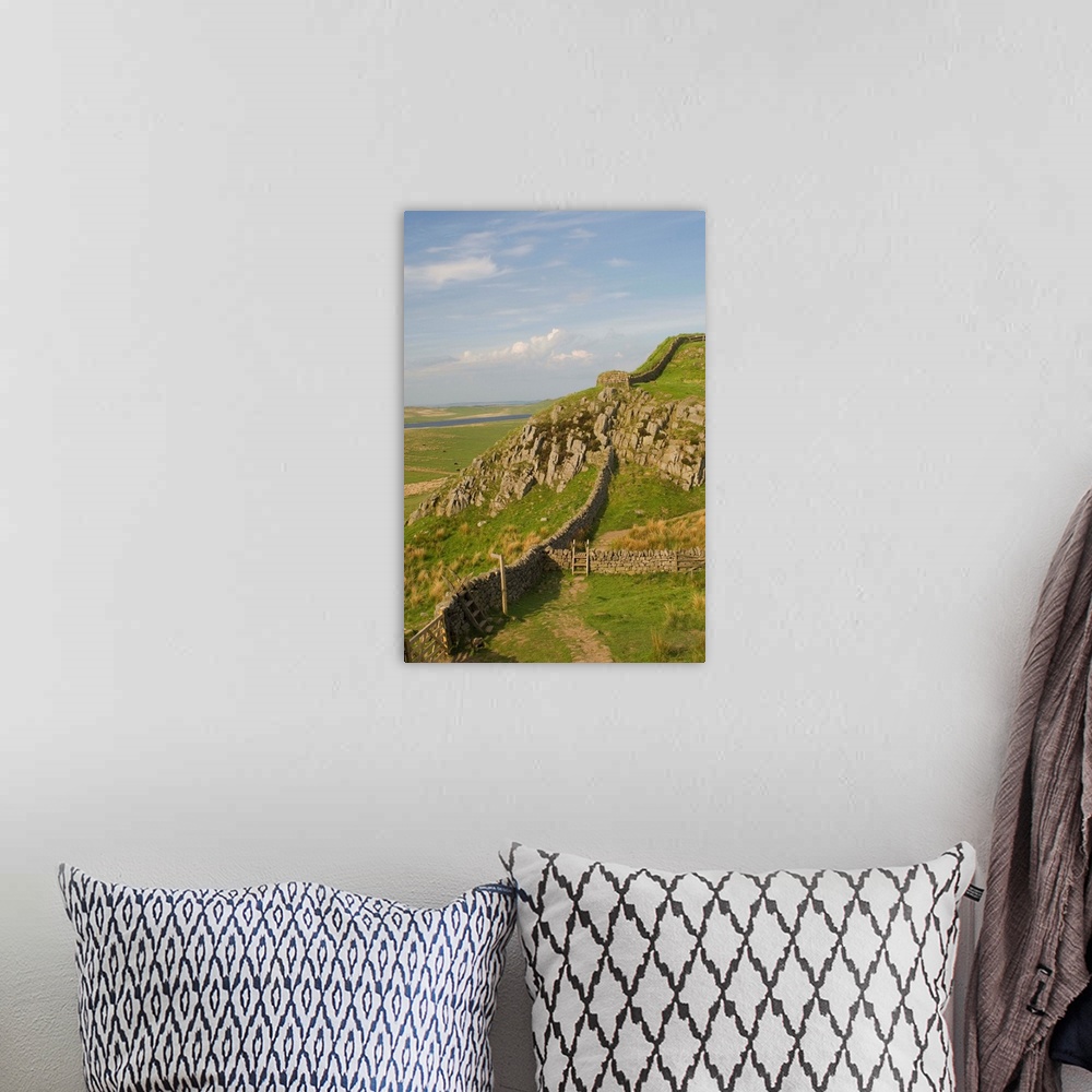 A bohemian room featuring Pennine Way crossing, Hadrians Wall, Northumberland, England