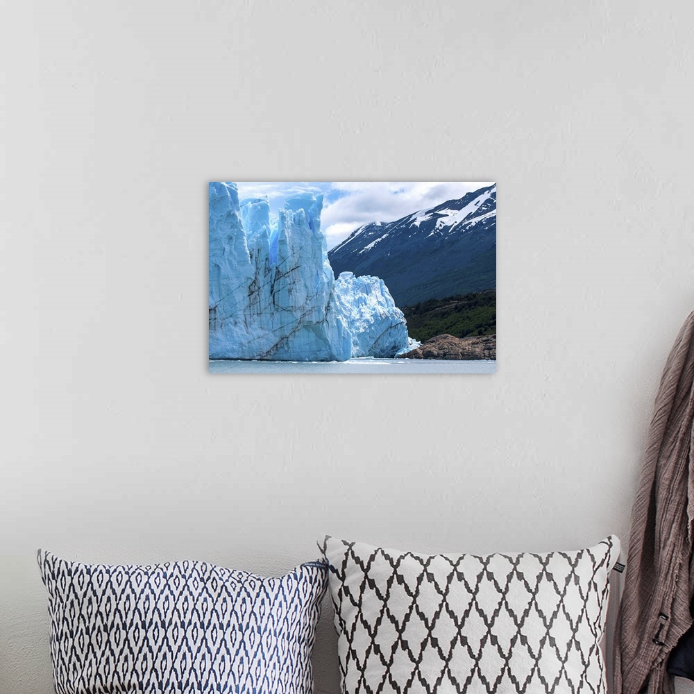 A bohemian room featuring Perito Moreno Glacier, Los Glaciares National Park, UNESCO World Heritage Site, Patagonia, Argent...