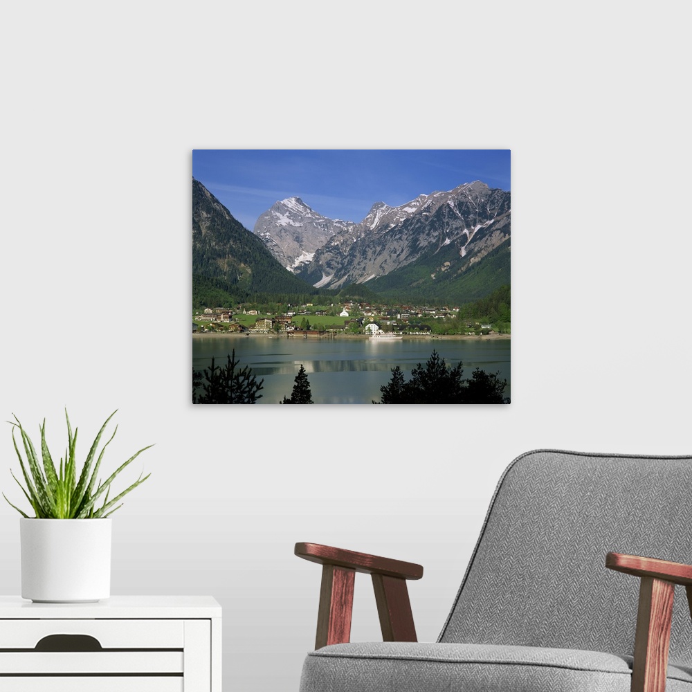 A modern room featuring Pertisau, Lake Achensee, Tirol, Austria