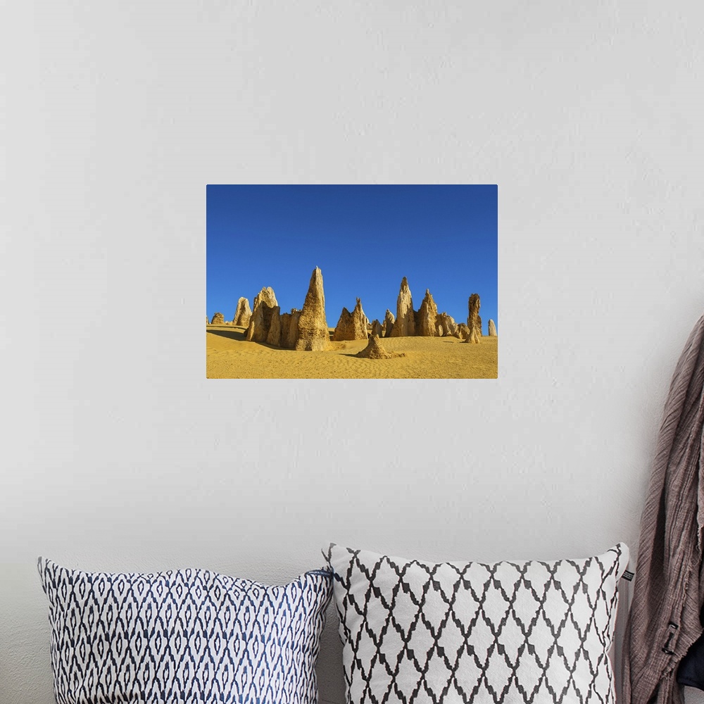A bohemian room featuring Pinnacles, rare limestone formations, dated around 30000 years old, Nambung National Park, Wester...