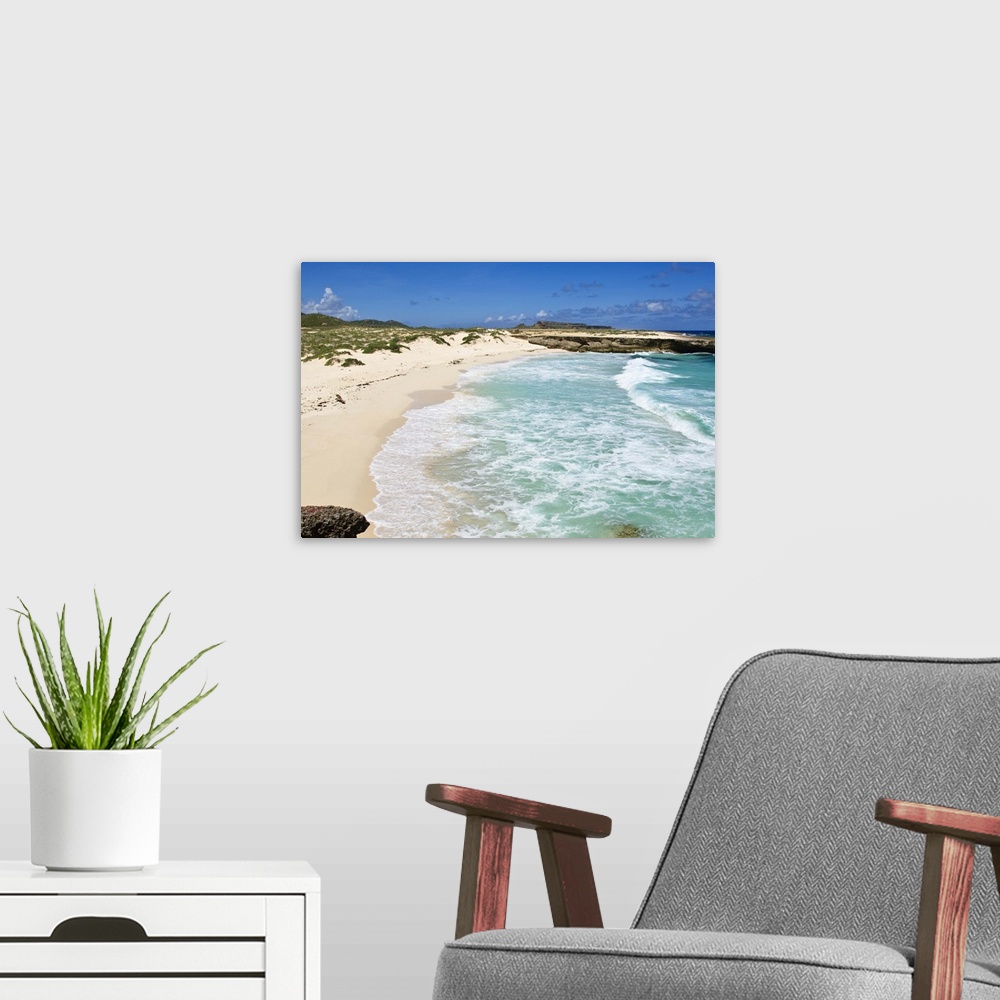 A modern room featuring Playa Chikitu Beach, Bonaire, Netherlands Antilles, West Indies, Caribbean