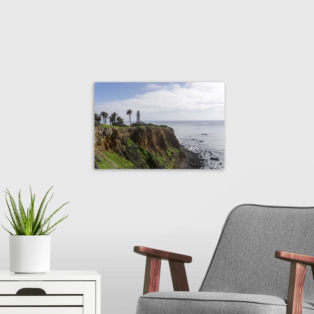 A modern room featuring Point Vicente lighthouse, rancho Palos Verdes, California