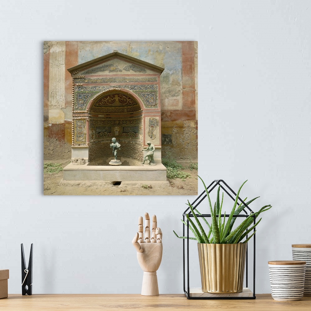 A bohemian room featuring Pompeii, Campania, Italy, Europe