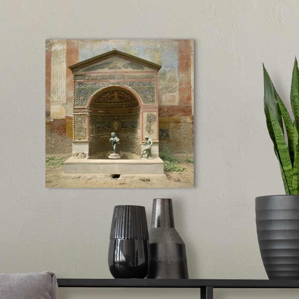 A modern room featuring Pompeii, Campania, Italy, Europe