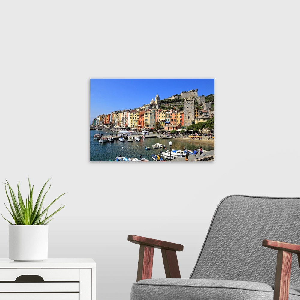 A modern room featuring Portovenere, Italian Riviera, Liguria, Italy
