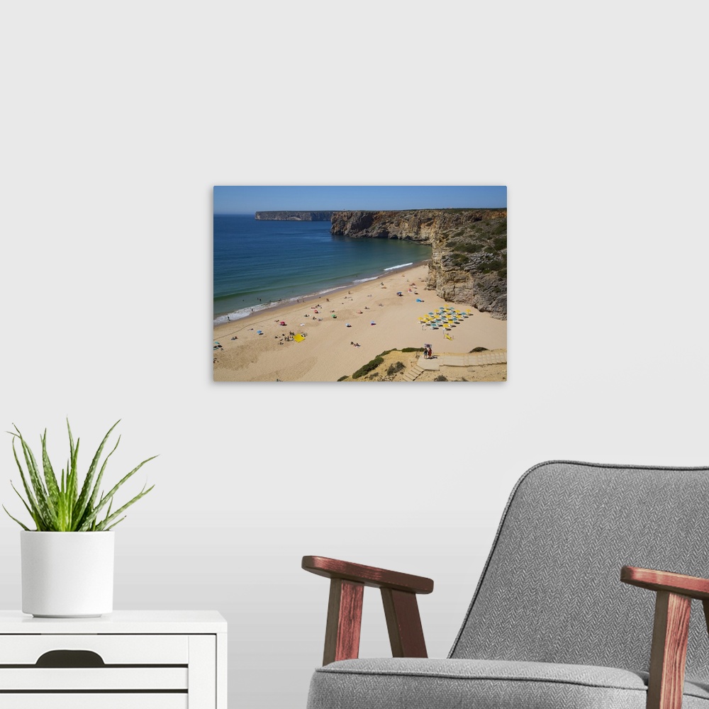 A modern room featuring Praia do Beliche, Sagres, Algarve, Portugal, Europe