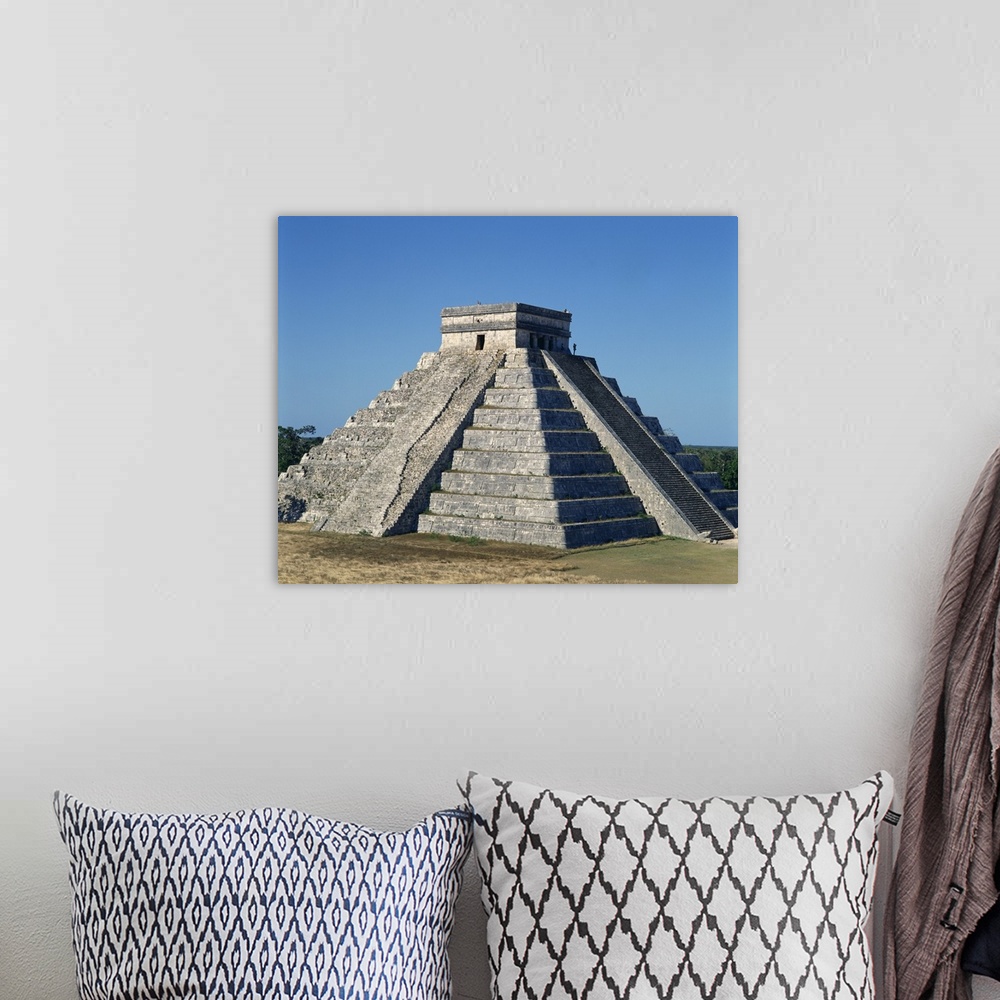 A bohemian room featuring Pyramid at Chichen Itza, Mexico, North America