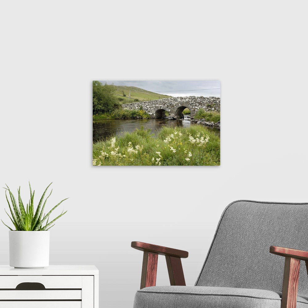 A modern room featuring Quiet Man Bridge, Connemara, County Galway, Connacht, Republic of Ireland