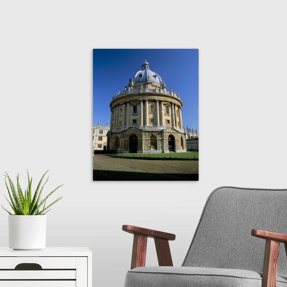 A modern room featuring Radcliffe Camera, Oxford, Oxfordshire, England