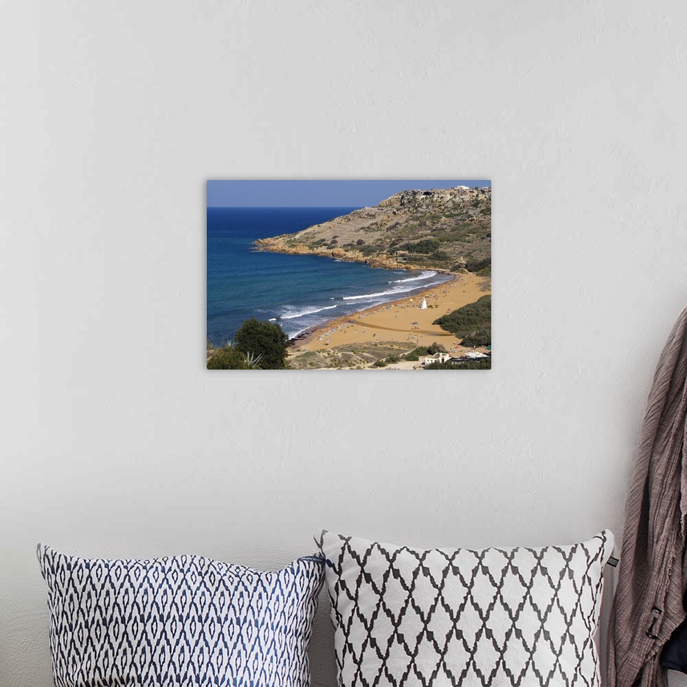 A bohemian room featuring Ramla Bay, Gozo, Malta, Mediterranean, Europe