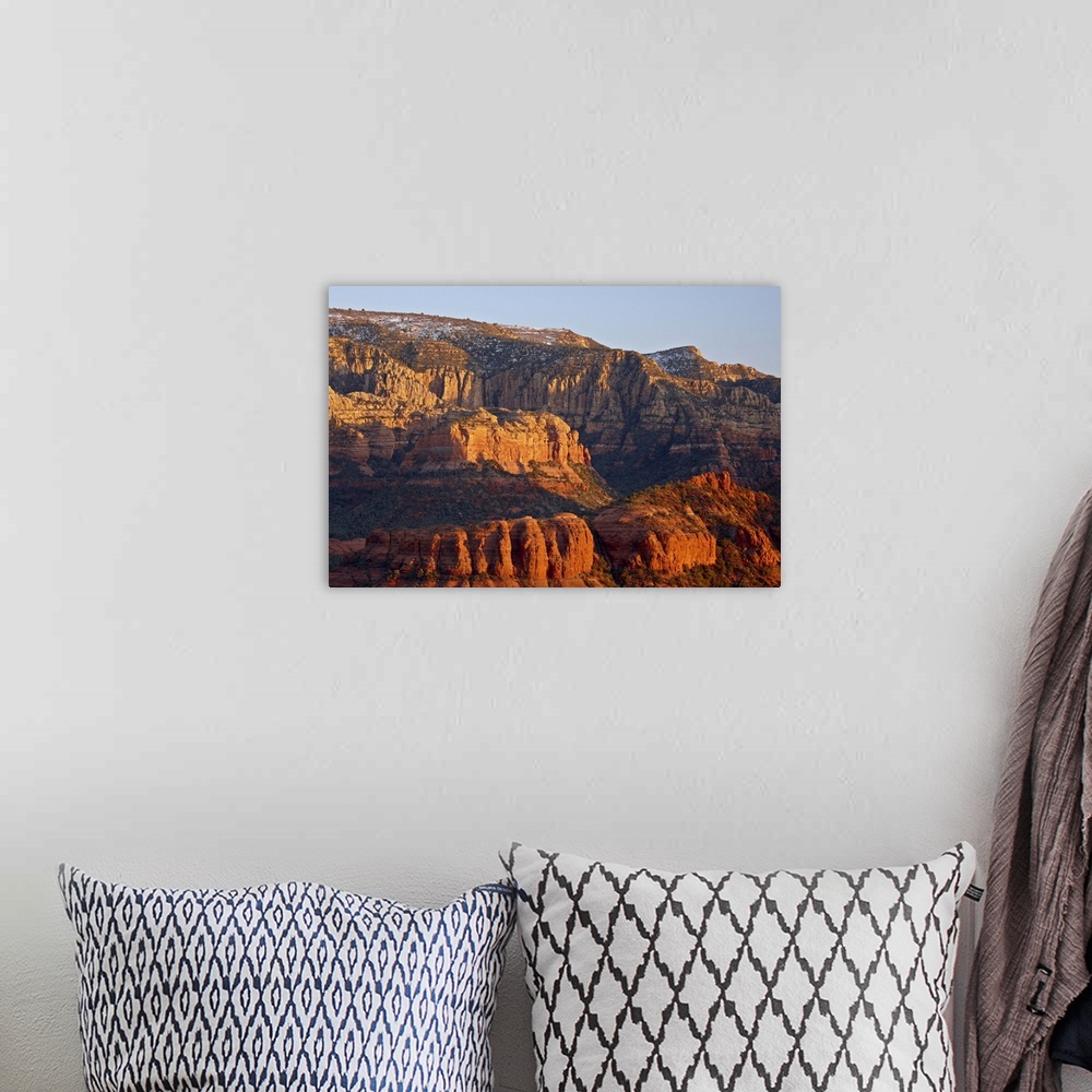 A bohemian room featuring Red cliffs at sunset, Coconino National Forest, Arizona