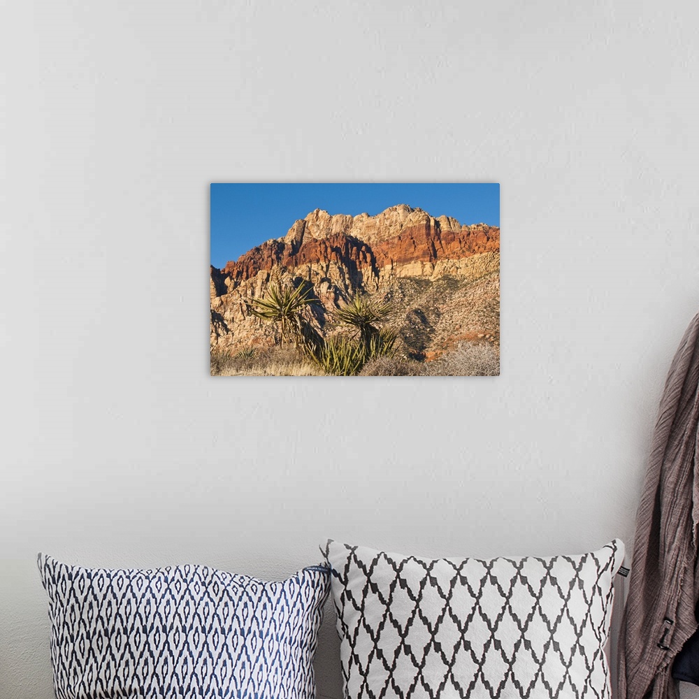A bohemian room featuring Red Rock Canyon outside Las Vegas, Nevada, United States of America, North America