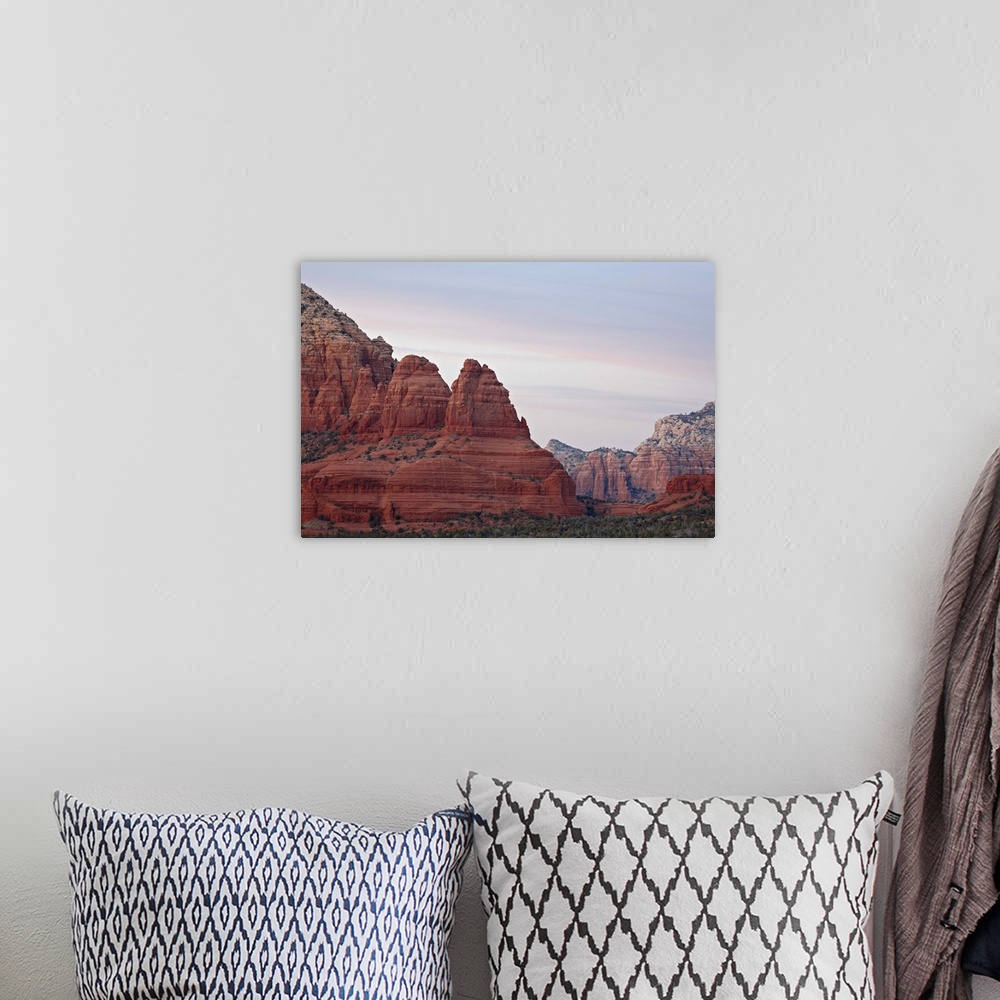 A bohemian room featuring Red rock formations at sunset, Coconino National Forest, Arizona
