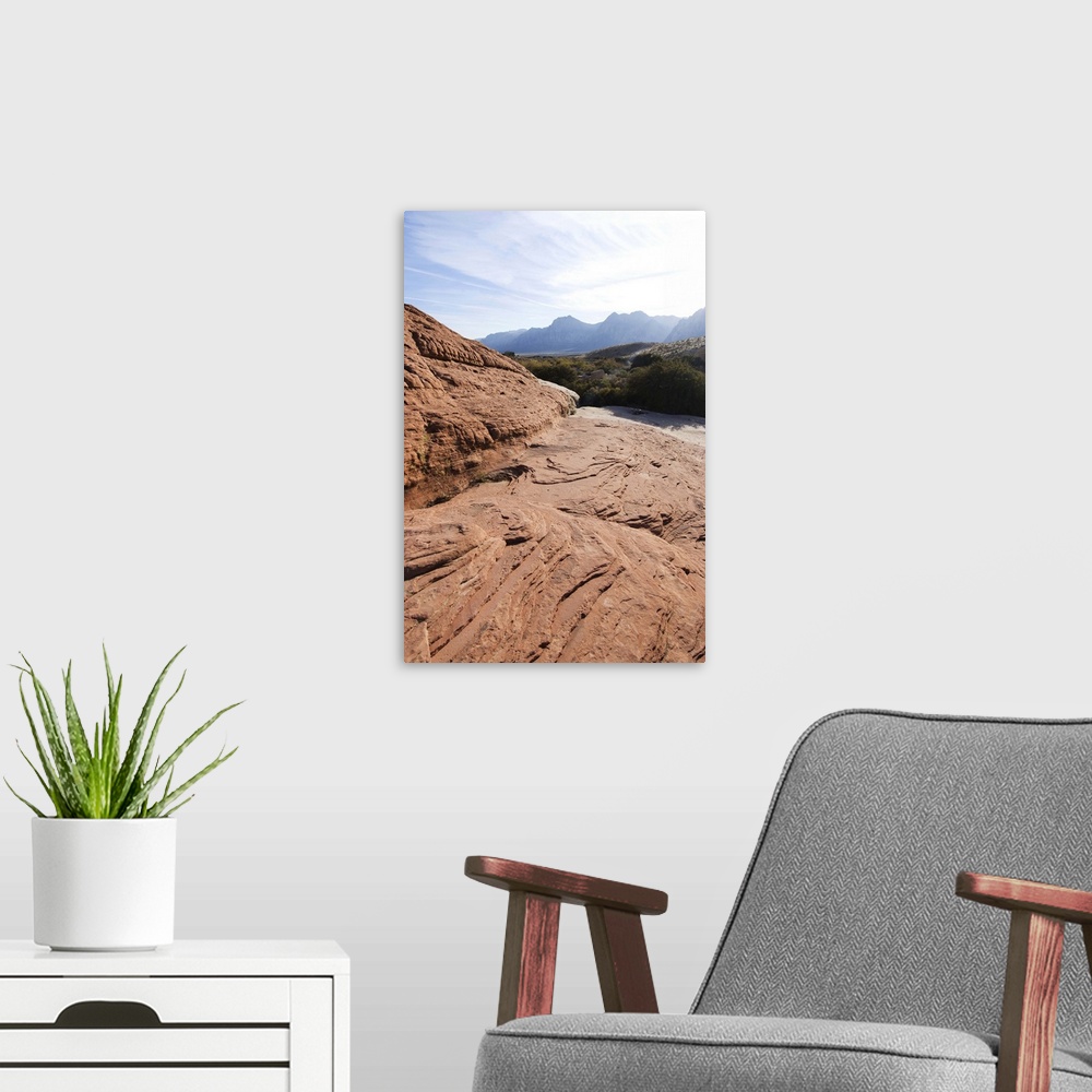 A modern room featuring Red Rock National Conservation Area, Las Vegas, Nevada, United States of America