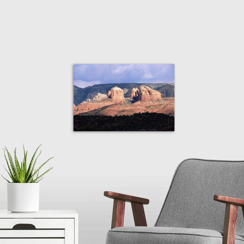 A modern room featuring Red Rocks, Sedona, Arizona, United States of America, North America