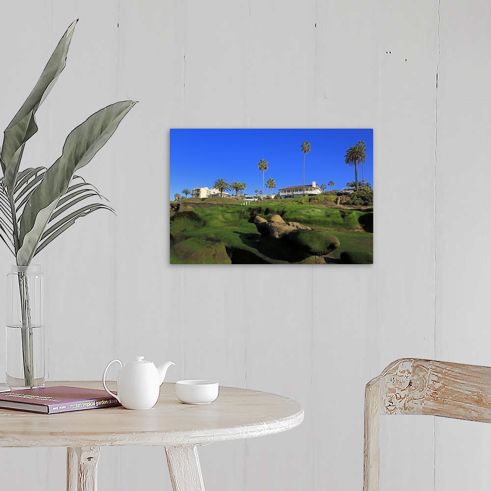 A farmhouse room featuring Rock formations, La Jolla, San Diego, California