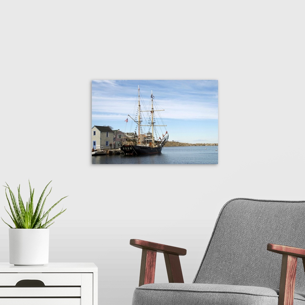 A modern room featuring Rockport, Massachusetts, New England, United States of America, North America