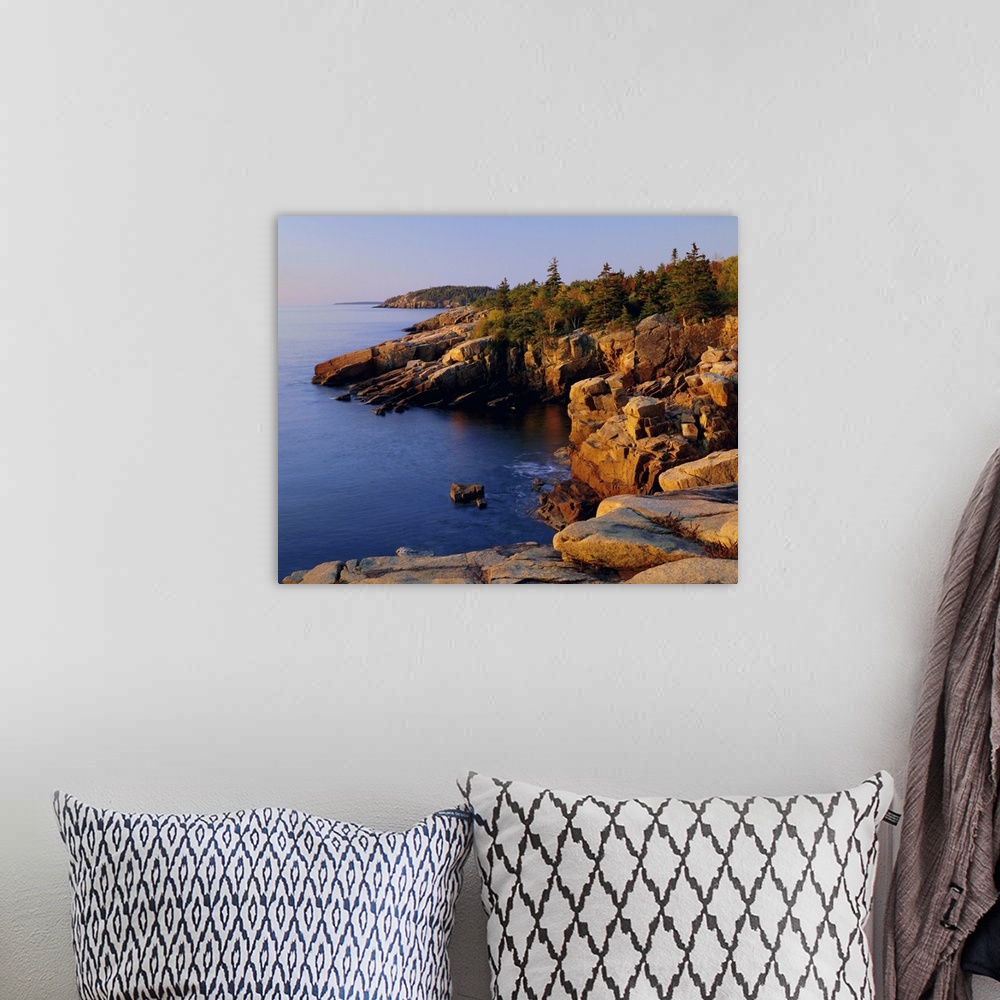 A bohemian room featuring Rocky shoreline, Acadia National Park, Maine, New England