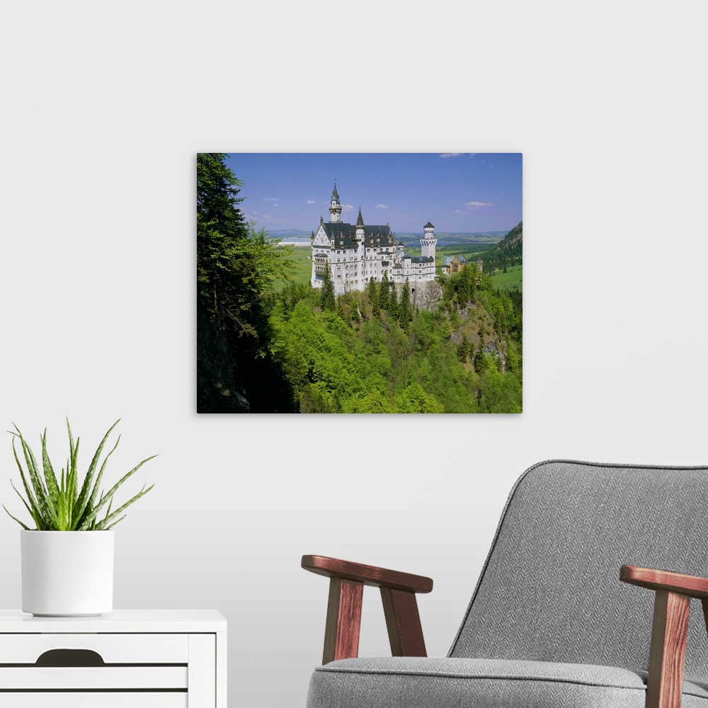 A modern room featuring Royal castle, Neuschwanstein, Bavaria, Germany