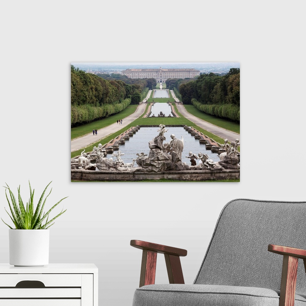A modern room featuring Royal Palace, Caserta, Campania, Italy, Europe.