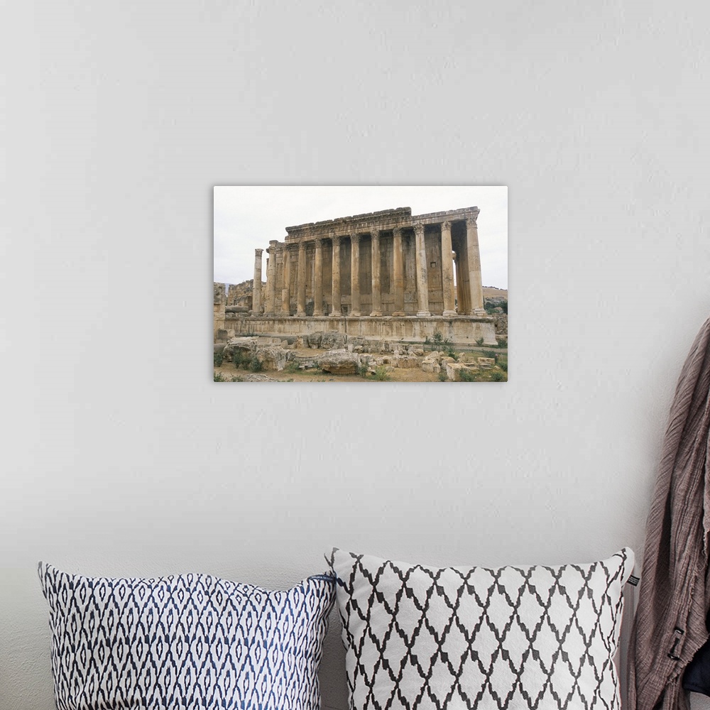 A bohemian room featuring Ruins of Baalbek, UNESCO World Heritage Site, Lebanon, Middle East