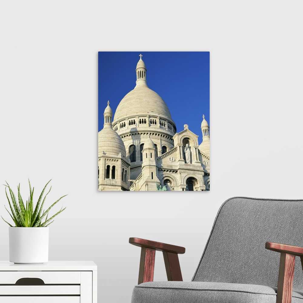 A modern room featuring Sacre Coeur, Montmartre, Paris, France, Europe
