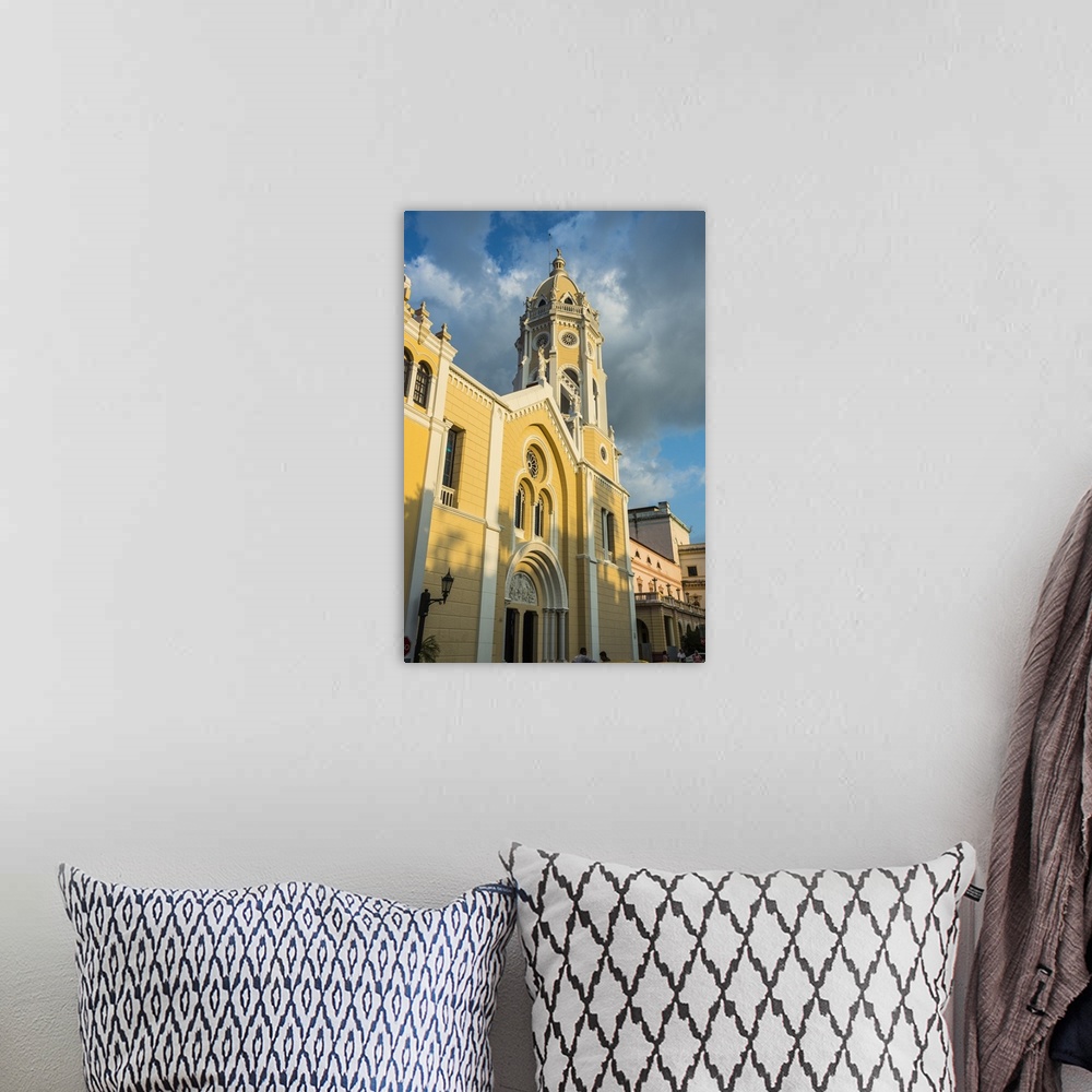 A bohemian room featuring San Francisco Church, Casco Viejo, Panama City, Panama