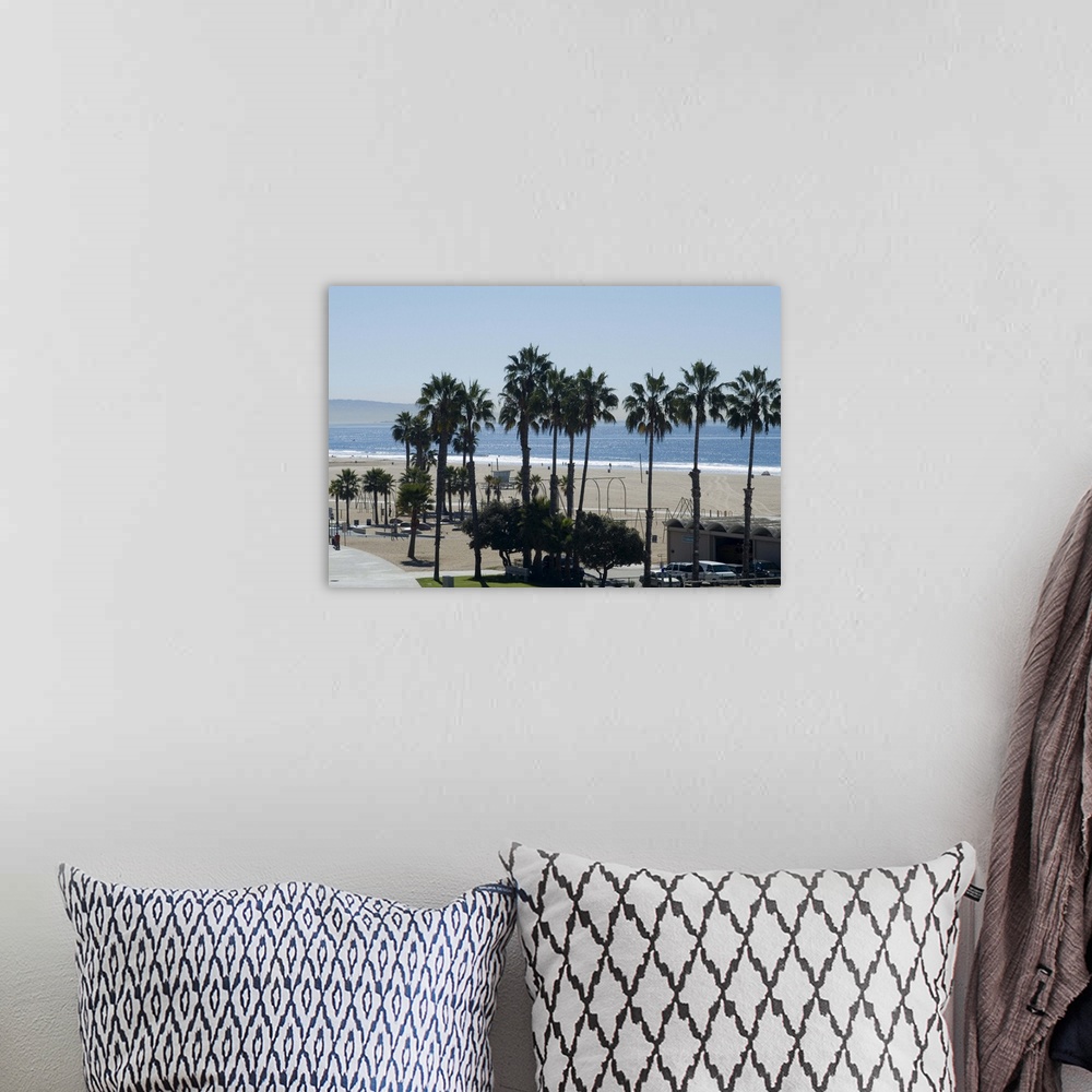 A bohemian room featuring Santa Monica Beach, Santa Monica, California