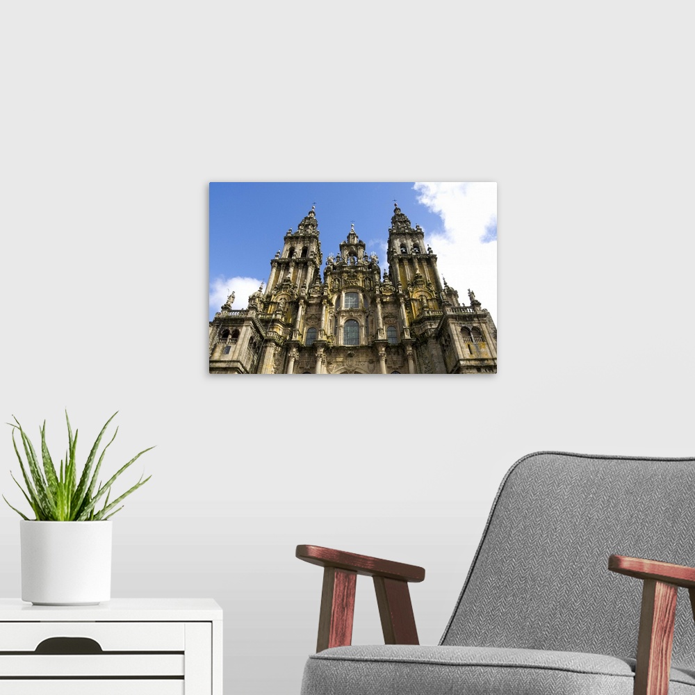 A modern room featuring Santiago Cathedral, Santiago de Compostela, Spain