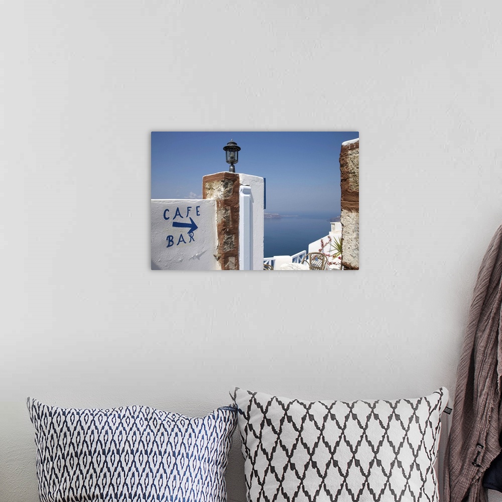 A bohemian room featuring Santorini, Cyclades, Greek Islands, Greece