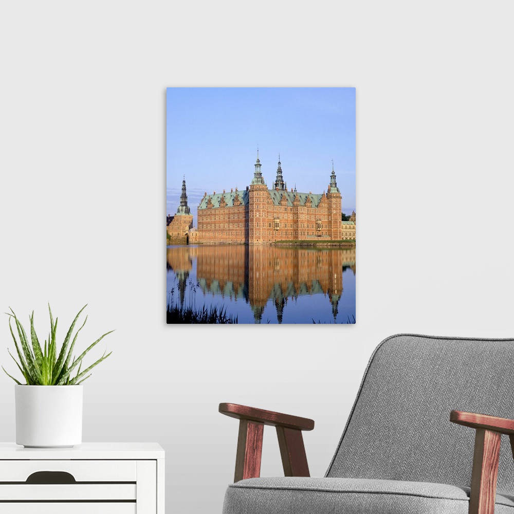 A modern room featuring Schloss Frederiksborg, Copenhagen, Denmark, Scandinavia, Europe
