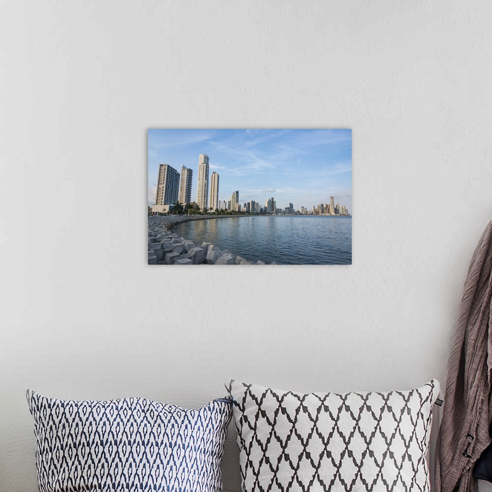 A bohemian room featuring Skyline of Panama City, Panama