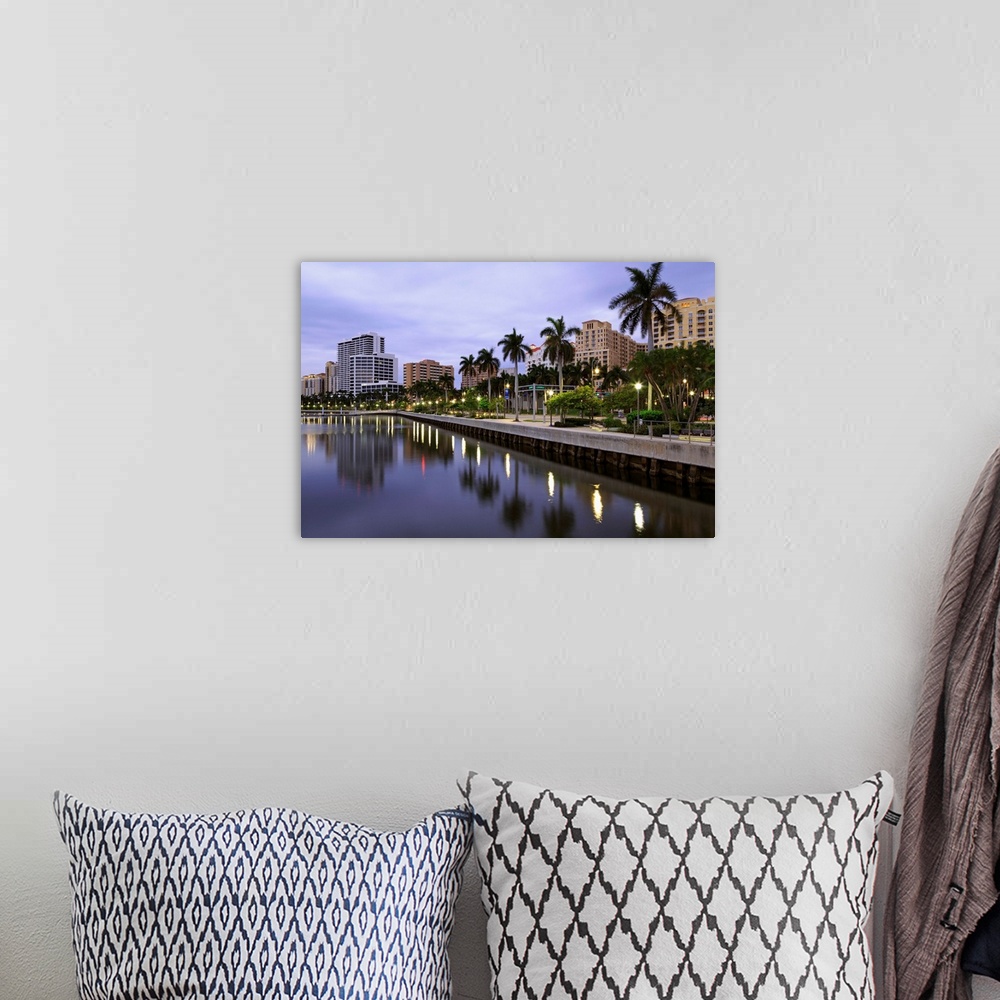 A bohemian room featuring Skyline of West Palm Beach, Florida, USA