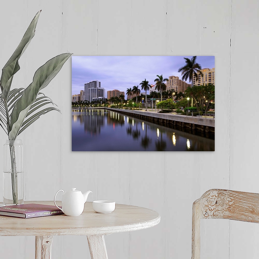 A farmhouse room featuring Skyline of West Palm Beach, Florida, USA