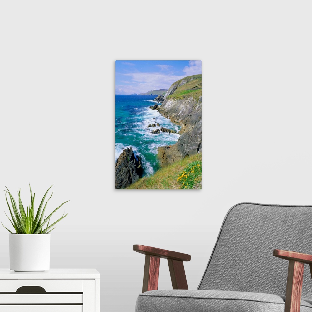 A modern room featuring Slea Head, Dingle Peninsula, County Kerry, Munster, Republic of Ireland (Eire)