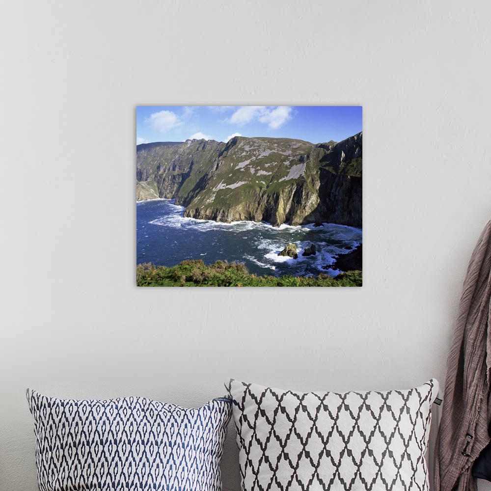 A bohemian room featuring Slieve League, Bunglass Point, County Donegal, Ulster, Republic of Ireland (Eire)