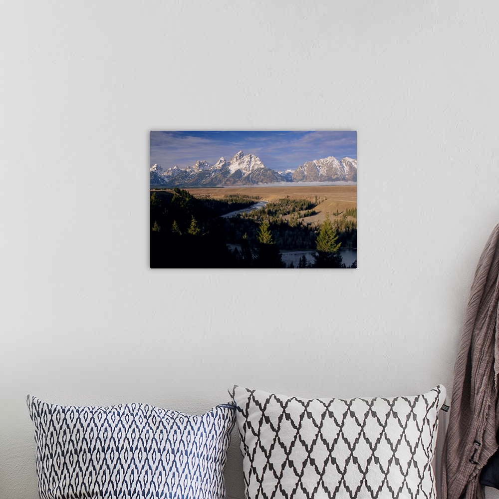 A bohemian room featuring Snake River and the Tetons, Grand Teton National Park, Wyoming