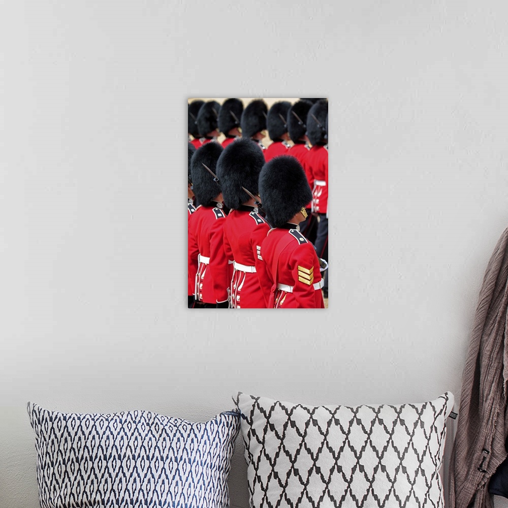 A bohemian room featuring Soldiers at Trooping the Colour, The Queen's Official Birthday Parade, London, England