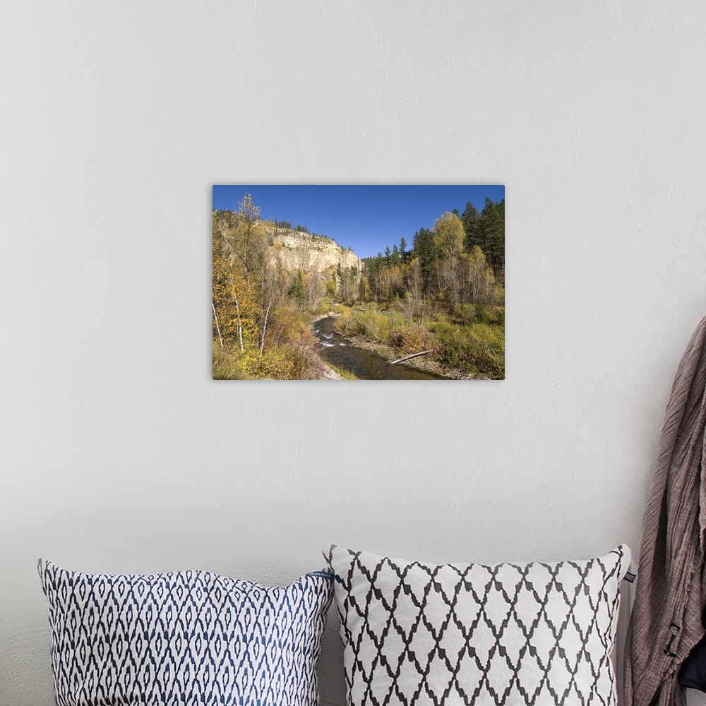 A bohemian room featuring Spearfish Canyon, Black Hills, South Dakota