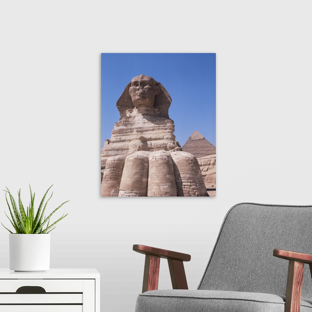 A modern room featuring Sphinx, Giza, Egypt