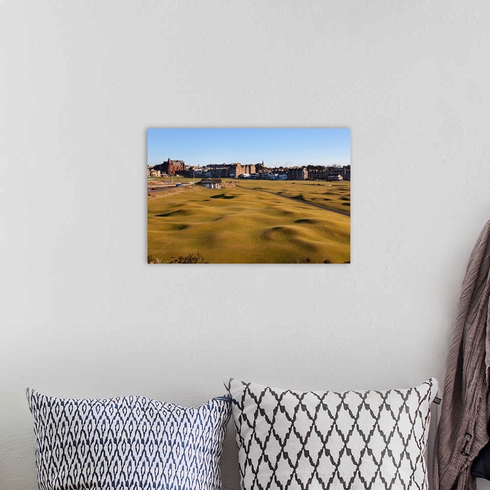 A bohemian room featuring St. Andrews from the Clubhouse, Fife, Scotland, United Kingdom, Europe