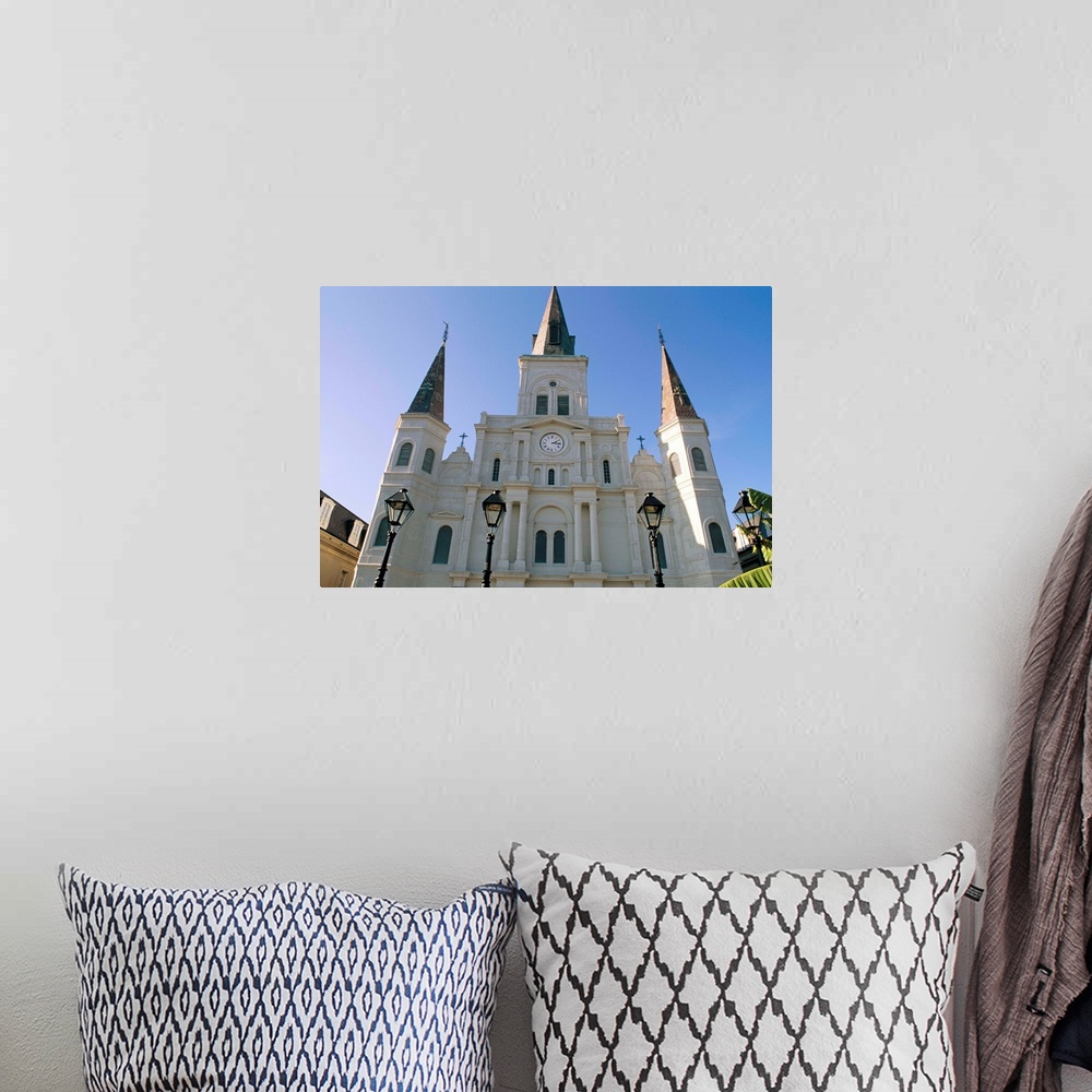 A bohemian room featuring St. Louis cathedral, Jackson Square, New Orleans, Louisiana