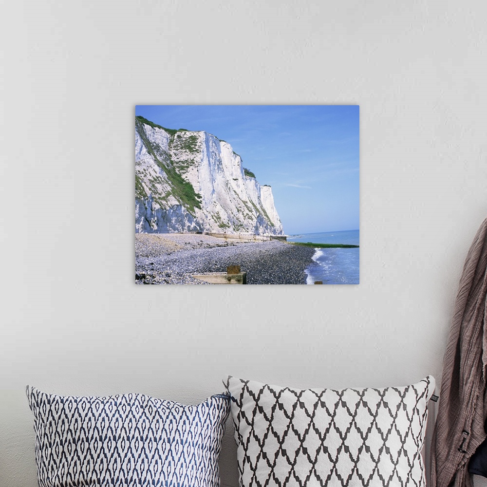A bohemian room featuring St. Margaret's at Cliffe, White Cliffs of Dover, Kent, England, UK