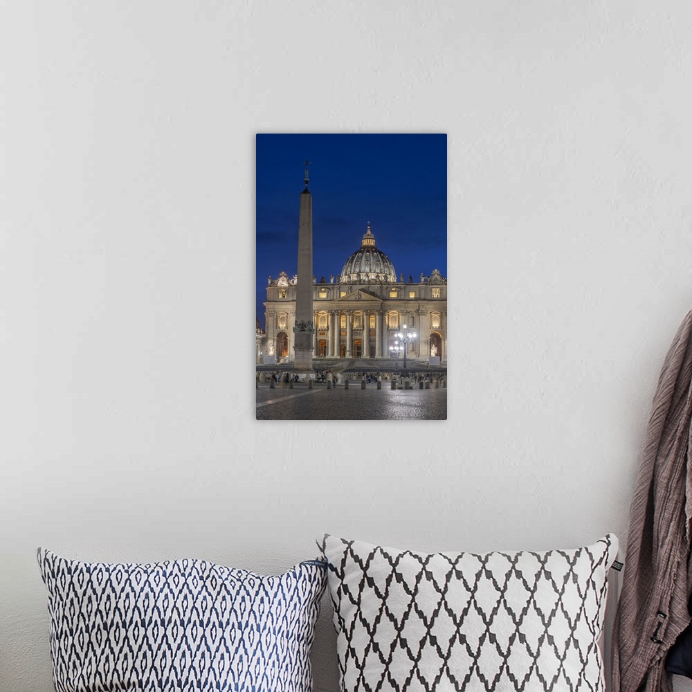 A bohemian room featuring St, Peter's Square, St. Peter's Basilica, UNESCO World Heritage Site, The Vatican, Rome, Lazio, I...
