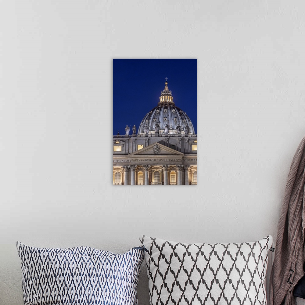 A bohemian room featuring St. Peter's Square, St. Peter's Basilica, UNESCO World Heritage Site, The Vatican, Rome, Lazio, I...