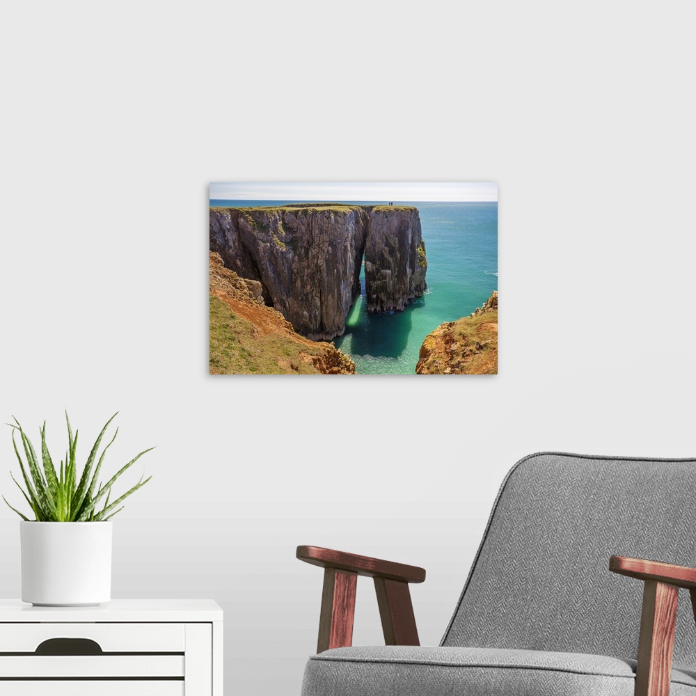 A modern room featuring Stack Rocks, Castlemartin, Pembrokeshire Coast, Wales, United Kingdom, Europe