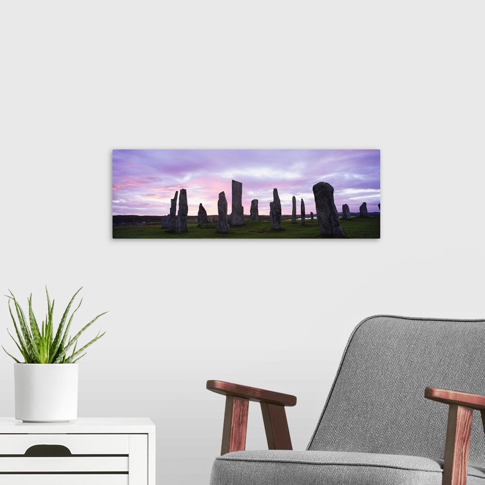A modern room featuring Standing stones of Callanish, Isle of Lewis, Outer Hebrides, Scotland